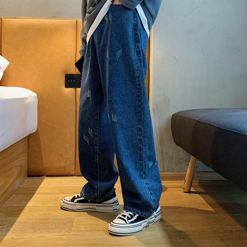 Male Brim 2021 Autumn Thin New Straight Denim Father Pants Relaxed Youth Clothes VPC0, Black
Male Brim 2021 Autumn Thin New Straight Denim Father Pants Relaxed Youth Clothes VPC0, Black