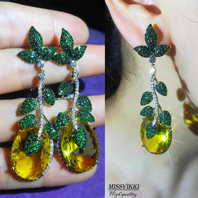 missvikki High Quality Luxury Clear Yellow Pink Drop Pendant Earrings for Women Bridal Wedding Party Show Earrings Jewelry Dubai
missvikki High Quality Luxury Clear Yellow Pink Drop Pendant Earrings for Women Bridal Wedding Party Show Earrings Jewelry Dubai