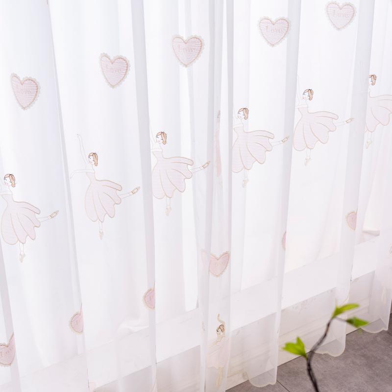 Cartoon Ballet girl Embroidered Tulle Children Curtains for Kids Bedroom Window Kitchen Curtains for Living Room JK073Z, Style1
Cartoon Ballet girl Embroidered Tulle Children Curtains for Kids Bedroom Window Kitchen Curtains for Living Room JK073Z, Style1