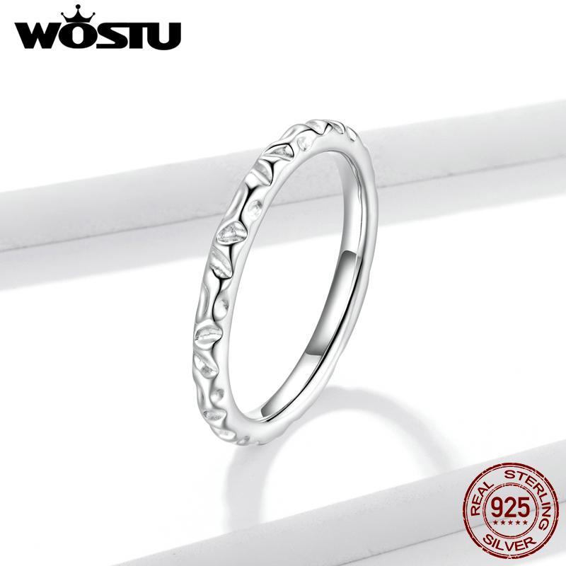 WOSTU NEW 2020 925 Sterling Silver Simple Texture Ring Jewelry Silver 925 Finger Rings for Women Engagement Anel EFR152
WOSTU NEW 2020 925 Sterling Silver Simple Texture Ring Jewelry Silver 925 Finger Rings for Women Engagement Anel EFR152