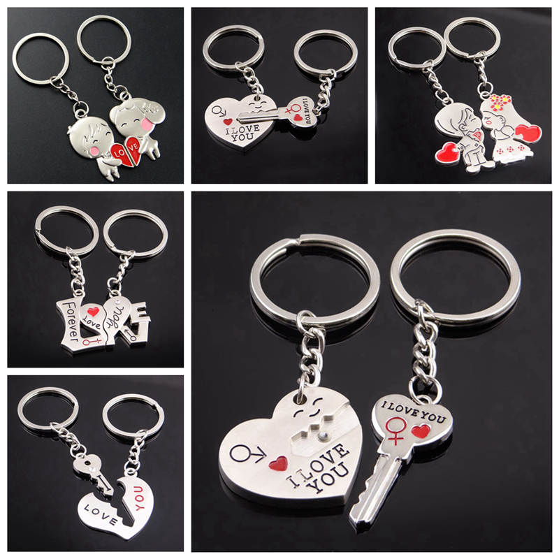 Metal creative lover keychain Heart Ring Romantic car Valentine's Day gift Couple I LOVE YOU Key chain faVXC6
Metal creative lover keychain Heart Ring Romantic car Valentine's Day gift Couple I LOVE YOU Key chain faVXC6