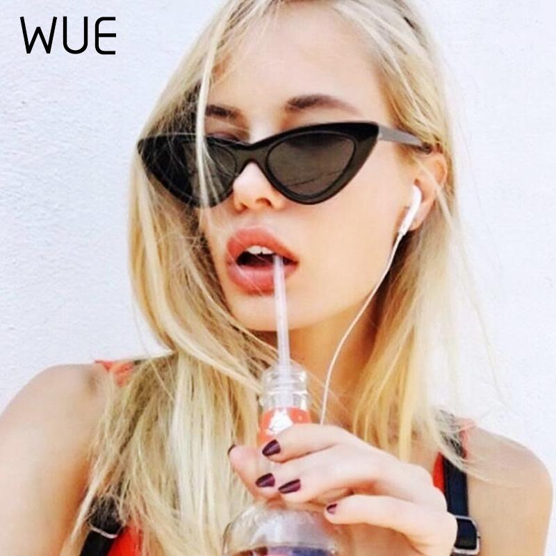 WUE 2020 NEW Fashion Cat Eye Sunglasses Women Triangle Small Size Frame Eyewear Reb Blue Green Lens Sun Glasses
WUE 2020 NEW Fashion Cat Eye Sunglasses Women Triangle Small Size Frame Eyewear Reb Blue Green Lens Sun Glasses
