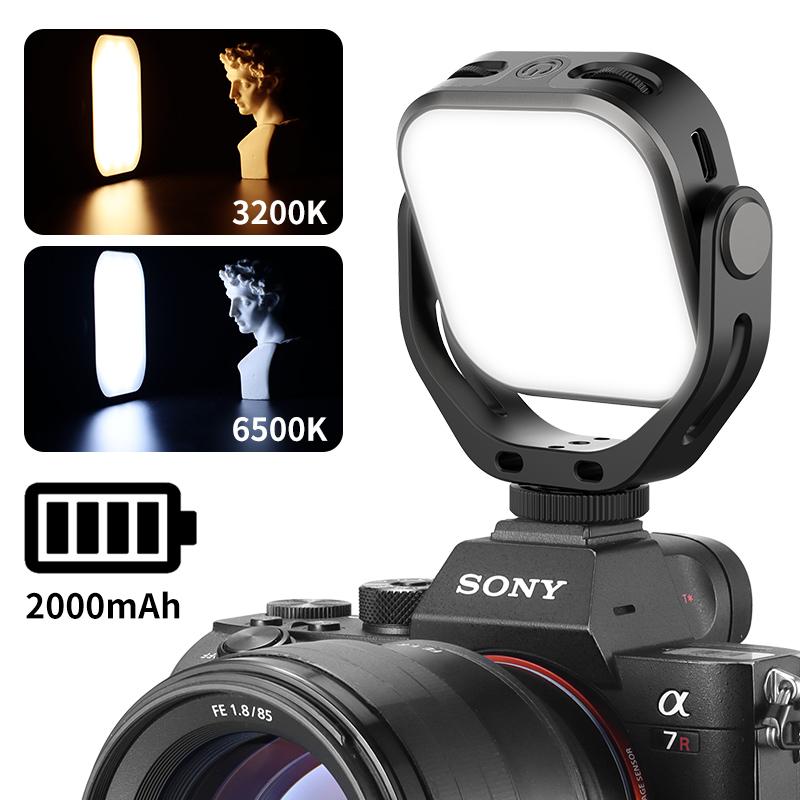 VIJIM VL66 3200k-6500k Vlog Fill Light 360° Rotatable LED Video Light Extend Cold Shoe Built-in 2000mAh Battery with Stand
VIJIM VL66 3200k-6500k Vlog Fill Light 360° Rotatable LED Video Light Extend Cold Shoe Built-in 2000mAh Battery with Stand