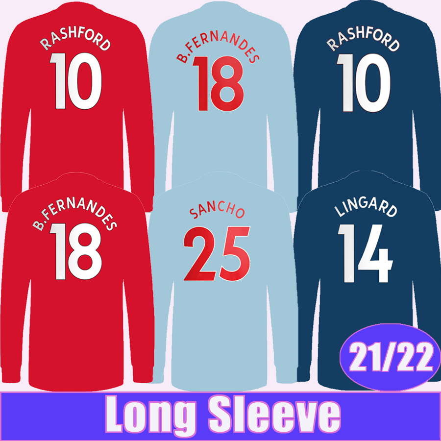 2021 2022 RASHFORD Mens Long Sleeve Soccer Jerseys GREENWOOD LINGARD B. FERNANDES SANCHO POGBA Home Away 3rd Football Shirts Uniforms, Cx3615 2122 away ... patch
2021 2022 RASHFORD Mens Long Sleeve Soccer Jerseys GREENWOOD LINGARD B. FERNANDES SANCHO POGBA Home Away 3rd Football Shirts Uniforms, Cx3615 2122 away ... patch