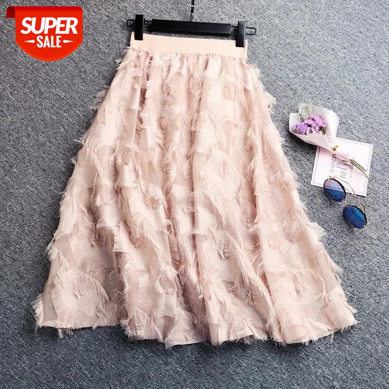 Spring 2019 Women Pleated Skirts Fashion Feather tassel Pleated Skirts High Waisted Elastic Women Casual Party Skirt #751W, White;black
Spring 2019 Women Pleated Skirts Fashion Feather tassel Pleated Skirts High Waisted Elastic Women Casual Party Skirt #751W, White;black