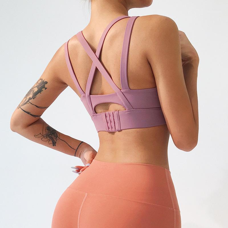 Sports Bra Woman Double Shoulder Shockproof Straps No Rims Cross Beautiful Back High-Intensity Running Fitness Underwear 20211, Black
Sports Bra Woman Double Shoulder Shockproof Straps No Rims Cross Beautiful Back High-Intensity Running Fitness Underwear 20211, Black