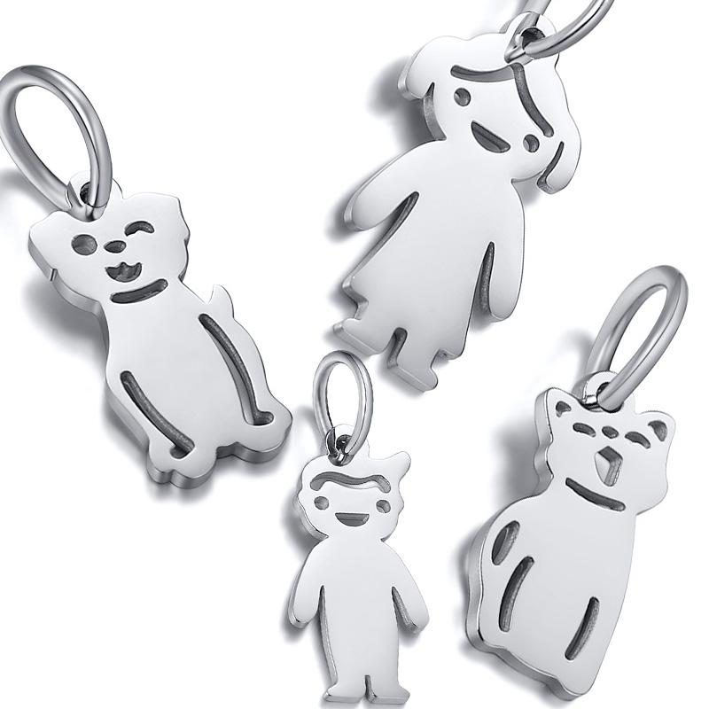 Keychains Cute Stainless Stele Keychain Steel Silver Color Cat Dog Girls Animal Key Chain Unisex Gifts
Keychains Cute Stainless Stele Keychain Steel Silver Color Cat Dog Girls Animal Key Chain Unisex Gifts