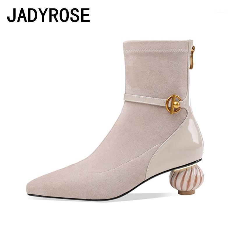 2020 New Nude Elastic Women Ankle Boots Pointed Toe Short Botines Femmes Strap Autumn Botas Mujer Black Round Heels Booties1
2020 New Nude Elastic Women Ankle Boots Pointed Toe Short Botines Femmes Strap Autumn Botas Mujer Black Round Heels Booties1