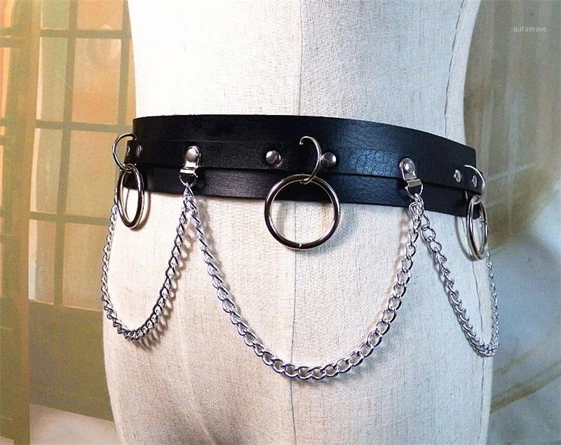 2020 New Punk Gothic Faux Belts For Women Laser Metal Chain Ring Leather Belt Strap Waist Belt Street Dance Decor Hot1, Black
2020 New Punk Gothic Faux Belts For Women Laser Metal Chain Ring Leather Belt Strap Waist Belt Street Dance Decor Hot1, Black
