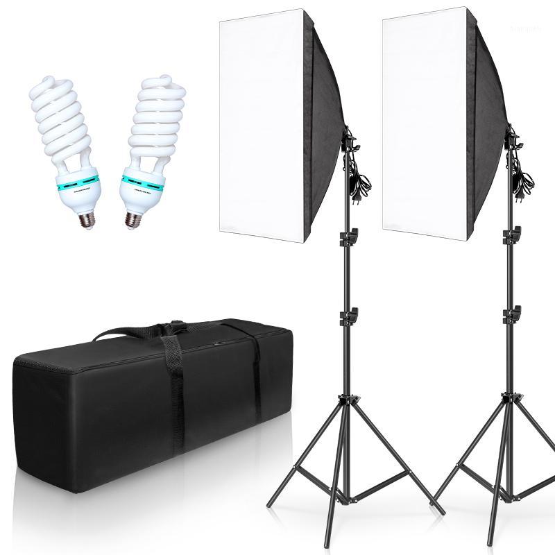 Photography Lighting Kit Photo box Professional Studio Continuous Equipment with 2 Bulbs E27 Socket 50cm*70cm Softbox1
Photography Lighting Kit Photo box Professional Studio Continuous Equipment with 2 Bulbs E27 Socket 50cm*70cm Softbox1