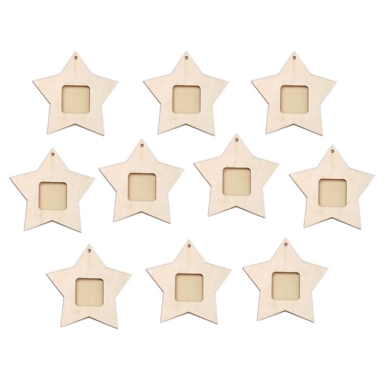 Home 10PCS Wooden Mini Star Photo Frame Household Decoration Small Photo Frame Hanging Decoration
Home 10PCS Wooden Mini Star Photo Frame Household Decoration Small Photo Frame Hanging Decoration