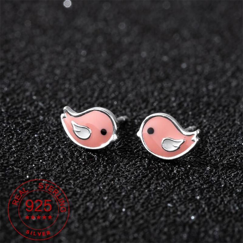 Stud Cartoon Pink Bird Earrings Ear Accessories Cute Animal Cat And Mouse Snake Dolphin Small For Girl 925 Jewelry Gift
Stud Cartoon Pink Bird Earrings Ear Accessories Cute Animal Cat And Mouse Snake Dolphin Small For Girl 925 Jewelry Gift