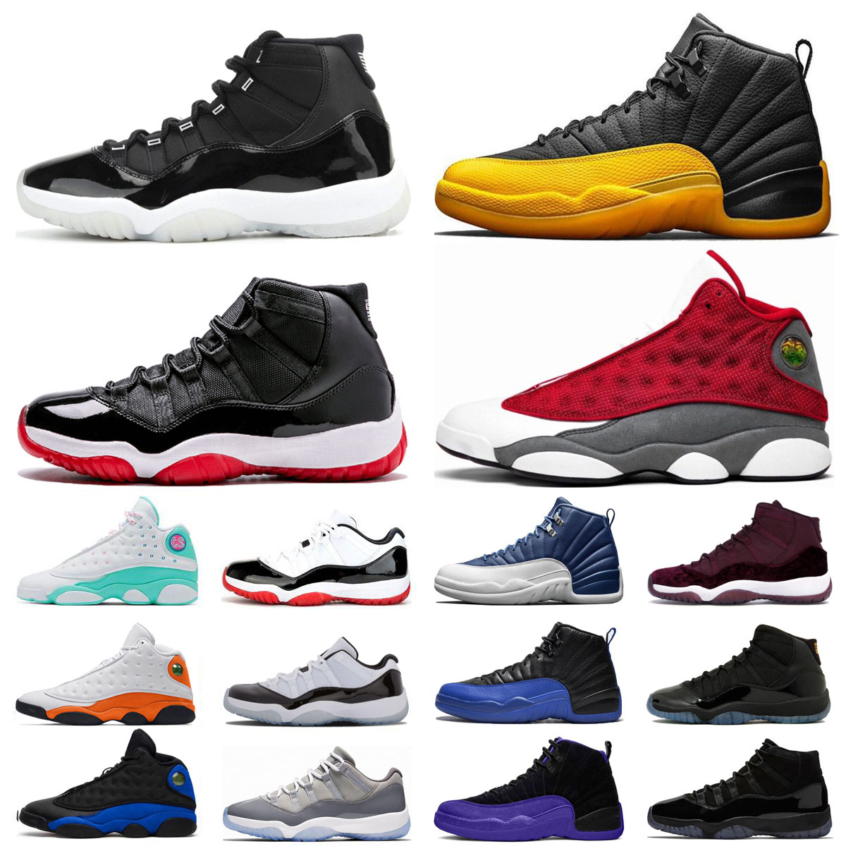 Jumpman men women basketball shoes 11s 25TH ANNIVERSARY 12s University Gold 13s Hyper Royal Flit mens outdoor sports trainer sneaker shoes, 21 black 40-47
Jumpman men women basketball shoes 11s 25TH ANNIVERSARY 12s University Gold 13s Hyper Royal Flit mens outdoor sports trainer sneaker shoes, 21 black 40-47