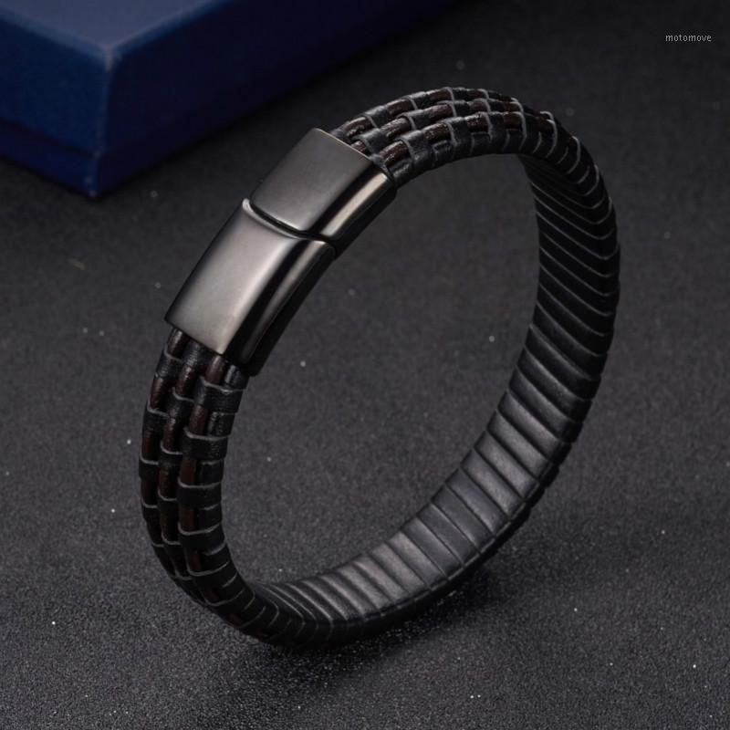 2020 New Fashion Leather Bracelet Men Brown Weave Handmade Stainless Steel Leather Charm Bracelet For Men Jewelry Gift1
2020 New Fashion Leather Bracelet Men Brown Weave Handmade Stainless Steel Leather Charm Bracelet For Men Jewelry Gift1