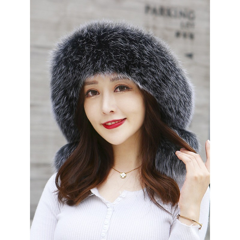 2020 fxfurs fashion new cashmere autumn and female beautiful ball of fox-thickened skin keep warm color pure mesh-knit earflaps hat
2020 fxfurs fashion new cashmere autumn and female beautiful ball of fox-thickened skin keep warm color pure mesh-knit earflaps hat