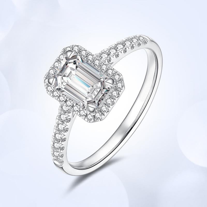Fashion Real 925 Sterling Silver Created Moissanite Crystal Gemstone Engagement Wedding Rings Women Jewelry Gifts Wholesale
Fashion Real 925 Sterling Silver Created Moissanite Crystal Gemstone Engagement Wedding Rings Women Jewelry Gifts Wholesale