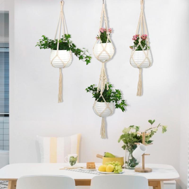 Vintage Plant Hanger Double Handmade macrame Layer Handmade Tassel decoration countyard garde Flowerpot Holder Basket Home Decor1
Vintage Plant Hanger Double Handmade macrame Layer Handmade Tassel decoration countyard garde Flowerpot Holder Basket Home Decor1