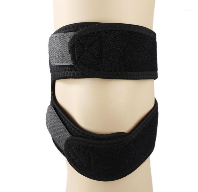 Breathable Knee Pad Double head Patella Knee Brace Sports Support Belt Arthritis Tendon Tension Pressure Protection1, Black 
Breathable Knee Pad Double head Patella Knee Brace Sports Support Belt Arthritis Tendon Tension Pressure Protection1, Black