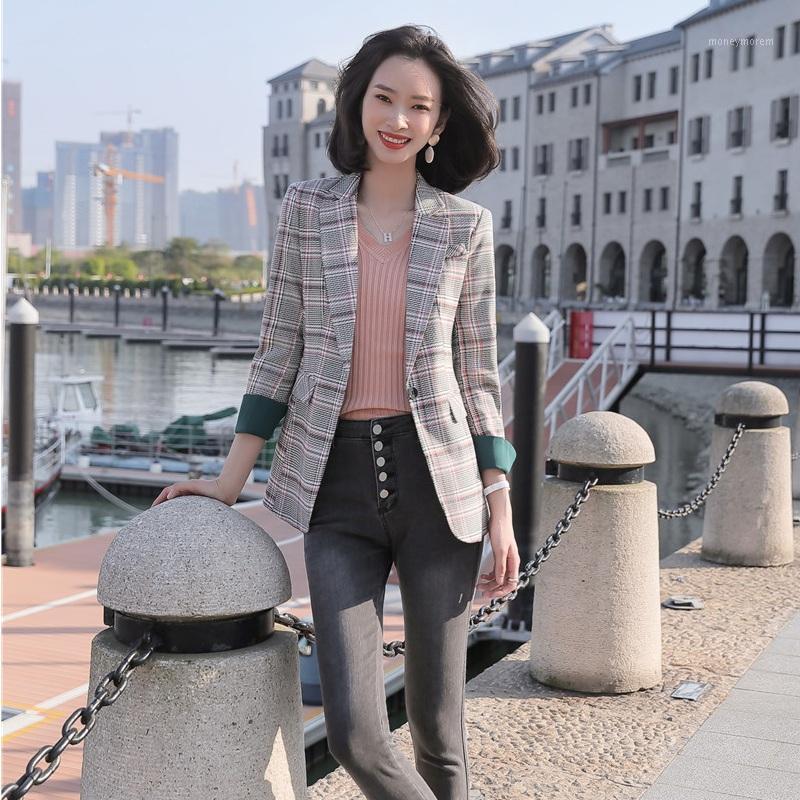 Fashion Ladies Causal Blazer Women Jackets Coats Long Sleeve Slim Work Wear Clothes Plaid Styles1, Picture color
Fashion Ladies Causal Blazer Women Jackets Coats Long Sleeve Slim Work Wear Clothes Plaid Styles1, Picture color