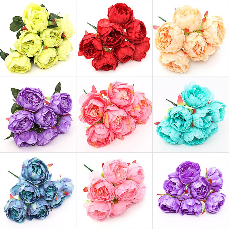 1 piece Rose Silk Peony Artificial Flowers Bouquet1 Bunch 7 Forks Pretty Fake Flowers for Home Wedding Party Home Decor, Purple
1 piece Rose Silk Peony Artificial Flowers Bouquet1 Bunch 7 Forks Pretty Fake Flowers for Home Wedding Party Home Decor, Purple