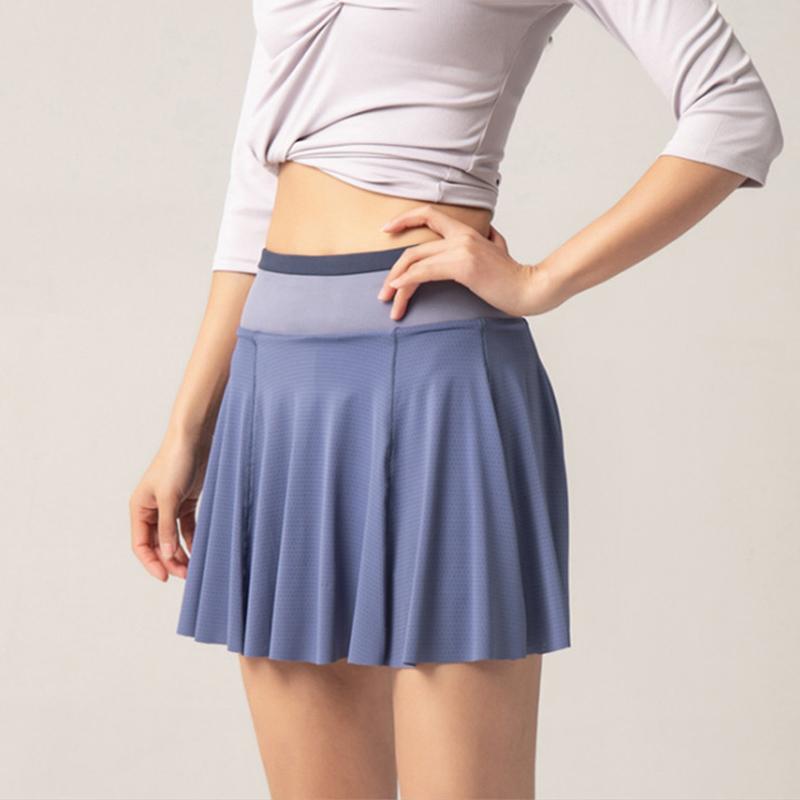 Pleated high waist running short skirt women fitness sports short skirt sports shorts fake 2-piece running shorts, Black
Pleated high waist running short skirt women fitness sports short skirt sports shorts fake 2-piece running shorts, Black