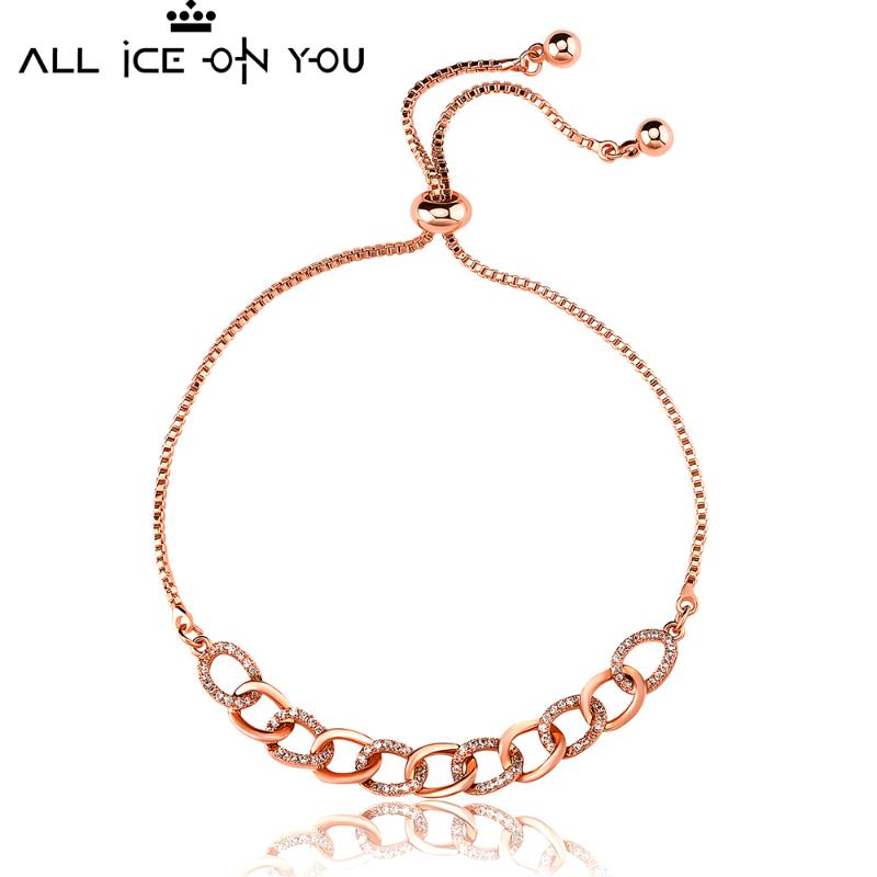 Charm Bracelets ALLICEONYOU Adjustable Cubic Zirconia Round Smooth Bracelet Pendant Iced Out Hip Hop Luxury Color Chain Jewelry Gifts
Charm Bracelets ALLICEONYOU Adjustable Cubic Zirconia Round Smooth Bracelet Pendant Iced Out Hip Hop Luxury Color Chain Jewelry Gifts