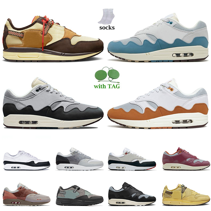Fashion 2022 Mens Women MX 1 87s Running Shoes With Socks Patta Black Grey Waves Noise Aqua Waves Monarch Baroque Brown Obsidian Lows OG Cushion Sneakers 36-45, B46 anniversary royal 36-45
Fashion 2022 Mens Women MX 1 87s Running Shoes With Socks Patta Black Grey Waves Noise Aqua Waves Monarch Baroque Brown Obsidian Lows OG Cushion Sneakers 36-45, B46 anniversary royal 36-45