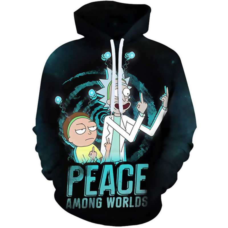 2020 New Design Ri ck and mo rty Mens Hoodies 3d Print Funny Hoodie Man Fashion Rick morty Casual Hoodie Male Sweatshirt C1117, Black
2020 New Design Ri ck and mo rty Mens Hoodies 3d Print Funny Hoodie Man Fashion Rick morty Casual Hoodie Male Sweatshirt C1117, Black