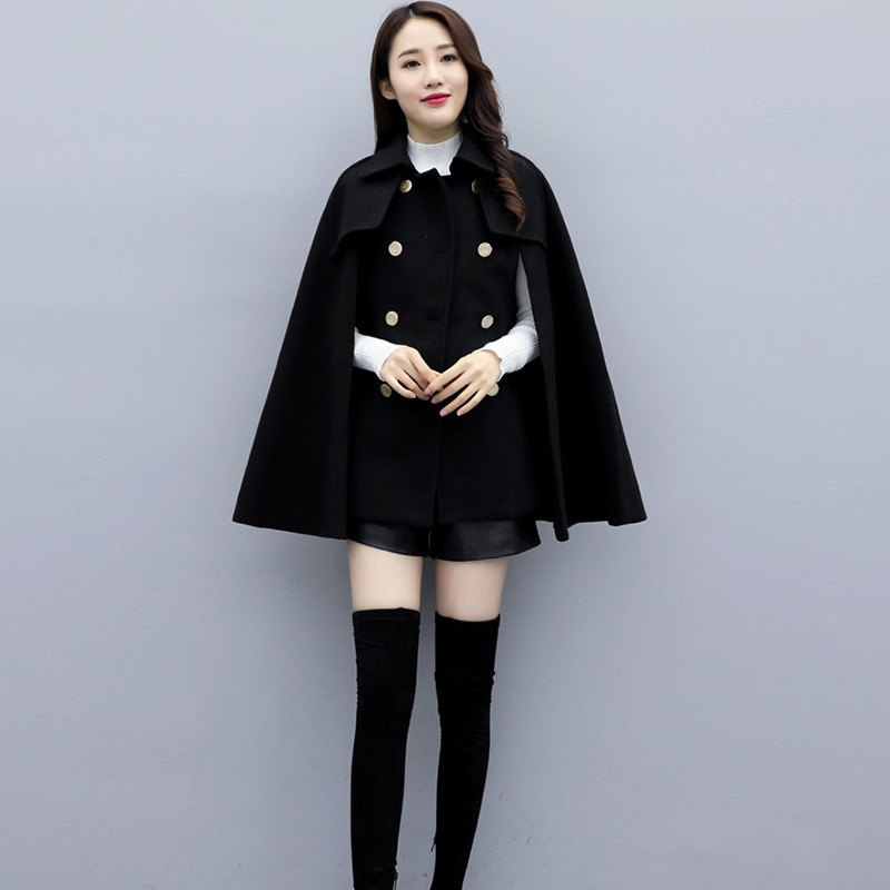 2021 New Female Wool Korean Winter Double Office Lady Poncho Loose Elegant Woman Blazer Coat 8P48, Red
2021 New Female Wool Korean Winter Double Office Lady Poncho Loose Elegant Woman Blazer Coat 8P48, Red