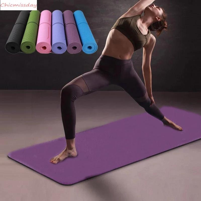 US STOCK 6mm Thick Two-tone Colored TPE Yoga Mats High Quality Weight Exercise Yoga Mat 183 x 61cm Pilates Yoga Fitness Supplies FY6018, Randomly color
US STOCK 6mm Thick Two-tone Colored TPE Yoga Mats High Quality Weight Exercise Yoga Mat 183 x 61cm Pilates Yoga Fitness Supplies FY6018, Randomly color