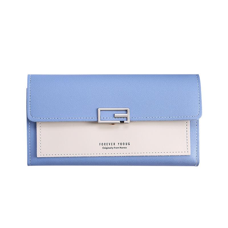 2020 Fashion Long Female Wallet bag Leather slim wallet ladies Patchwork purse for girls Trendy womens purses coins and cards, Black
2020 Fashion Long Female Wallet bag Leather slim wallet ladies Patchwork purse for girls Trendy womens purses coins and cards, Black