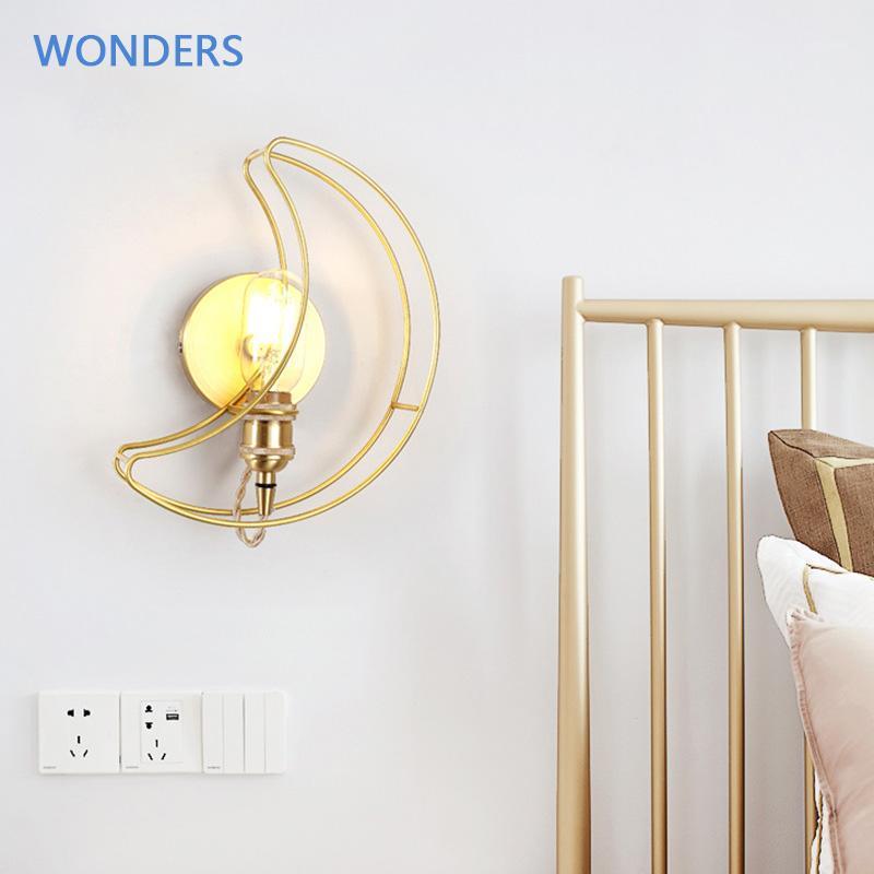 Nordic minimalist moon wall lamp luxury art bedside brass wall lamp living room decorative aisle corridor background1
Nordic minimalist moon wall lamp luxury art bedside brass wall lamp living room decorative aisle corridor background1