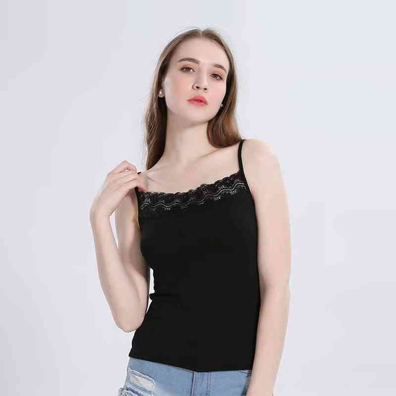 Basic Fitness Running Cotton Spaghetti Strap Elastic White Black Camisole Beach Sun Top Tank Tops Lace Base Wholesale Undershirt
Basic Fitness Running Cotton Spaghetti Strap Elastic White Black Camisole Beach Sun Top Tank Tops Lace Base Wholesale Undershirt