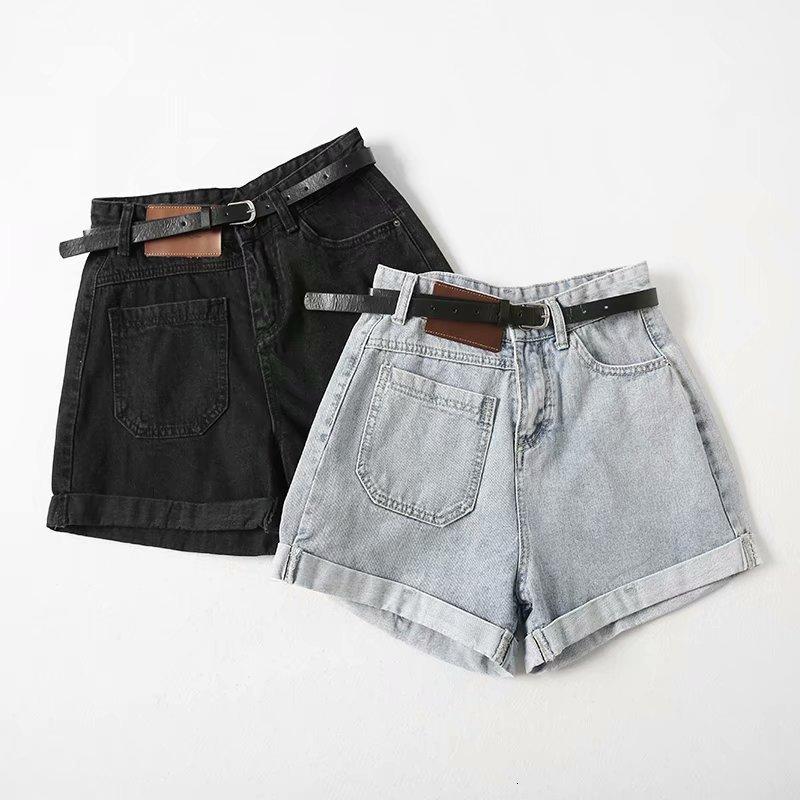 2021 New Spring and summer solid high-waist casual asymmetric fashion curl pocket denim leg wide shorts female belt 7QYZ, Light blue
2021 New Spring and summer solid high-waist casual asymmetric fashion curl pocket denim leg wide shorts female belt 7QYZ, Light blue