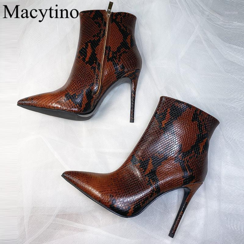 New Pointed Toe Ladies High Heel Boots Snake Pattern Short Boots Fashion Full Leather Winter Women's1, Pic color
New Pointed Toe Ladies High Heel Boots Snake Pattern Short Boots Fashion Full Leather Winter Women's1, Pic color