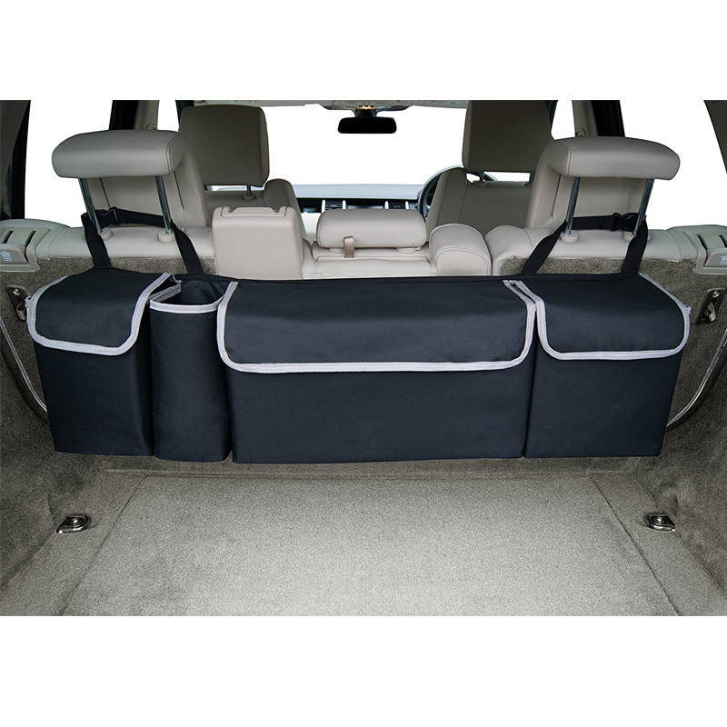 Car Trunk Organizer Backseat Storage Bag High Capacity Multiuse Oxford Cloth Car Seat Back Organizers Interior Accessories QC4728
