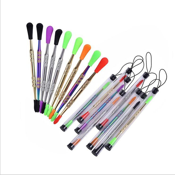 Stainless Steel Wax Dabber Dab Tool with Bag Silicone Cap And PP Tube Oil Rigs Silver Gold Rainbow Dry Herb Tobacco Pick Pen
Stainless Steel Wax Dabber Dab Tool with Bag Silicone Cap And PP Tube Oil Rigs Silver Gold Rainbow Dry Herb Tobacco Pick Pen