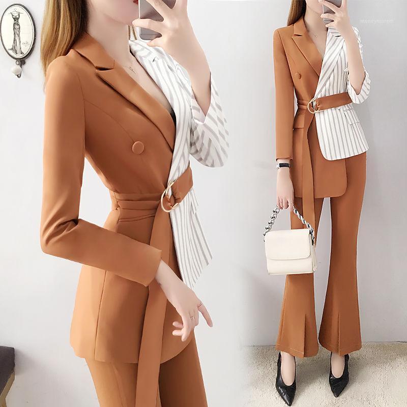 Women 2020 Autumn Winter Fashion Set Notched Full Sleeve Blazer Pants Suit Office Lady Two Piece Set Elegant Casual Outfits A1361, As pic
Women 2020 Autumn Winter Fashion Set Notched Full Sleeve Blazer Pants Suit Office Lady Two Piece Set Elegant Casual Outfits A1361, As pic