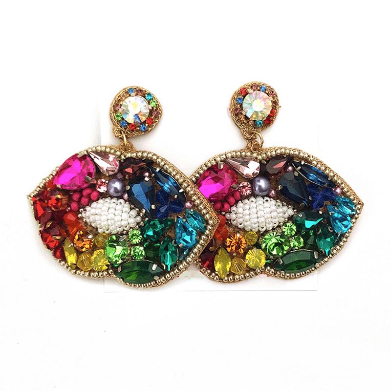 Statement Earrings For Women Crystal Big Earrings Luxury Wedding Earings Rhinestone Earing Mouth Boucle D'oreille Femme
Statement Earrings For Women Crystal Big Earrings Luxury Wedding Earings Rhinestone Earing Mouth Boucle D'oreille Femme