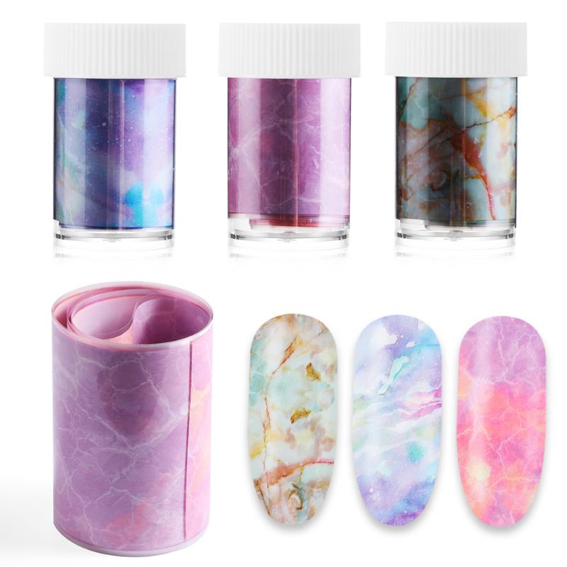Diverse Practical Adhesive Design Marble Nail Foil Sticker Starry Sky Transfer Paper Marble Shining Manicure Nail Art Decal Gel
Diverse Practical Adhesive Design Marble Nail Foil Sticker Starry Sky Transfer Paper Marble Shining Manicure Nail Art Decal Gel