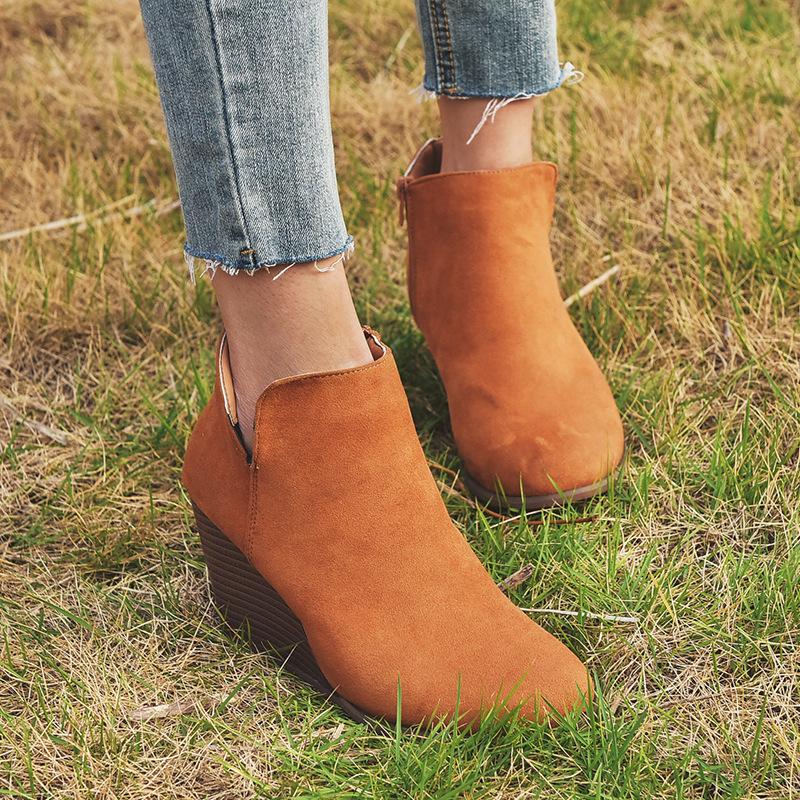 Women Shoes High Heel Leather Ankle Boots Female Block Chunky Mid Heels Casual Botas Mujer Booties Feminina Plus Size 35-43, Black
Women Shoes High Heel Leather Ankle Boots Female Block Chunky Mid Heels Casual Botas Mujer Booties Feminina Plus Size 35-43, Black