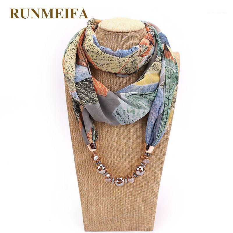 Scarves RUNMEIFA Pendant Necklace Scarf For Women Print Chiffon & Champagne Pendants Femme Accessories Free Drop 1
Scarves RUNMEIFA Pendant Necklace Scarf For Women Print Chiffon & Champagne Pendants Femme Accessories Free Drop 1