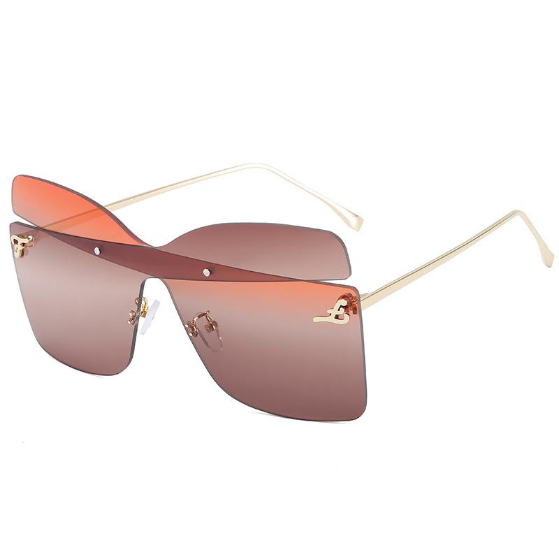 Oversized Gradient Sunglasses New Women Unique Sunglasses Rimless Eyewear Feminino Big Shades
Oversized Gradient Sunglasses New Women Unique Sunglasses Rimless Eyewear Feminino Big Shades