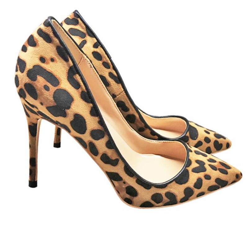 Classic Women Shoes New Pointed Super High Heels Sexy Leopard Print Suede Leather Thin Heel Shoes Boots Women's banquet Party Dress Shoes, Heel 12cm
Classic Women Shoes New Pointed Super High Heels Sexy Leopard Print Suede Leather Thin Heel Shoes Boots Women's banquet Party Dress Shoes, Heel 12cm