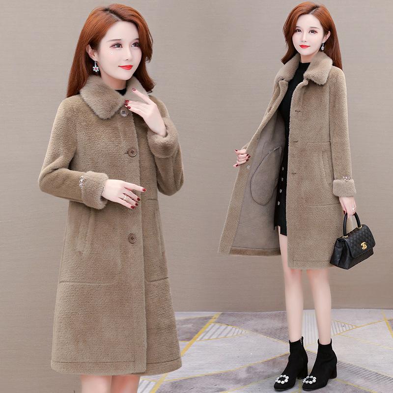 Autumn and winter new high-end double-sided woolen fleece coat mid long Korean slim mother coat, See chart
Autumn and winter new high-end double-sided woolen fleece coat mid long Korean slim mother coat, See chart