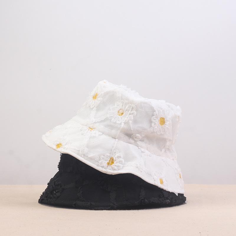 Women's Summer Hat Outdoor Sun-shading Fashion Sun Hats Daisy Lace Thin Breathable Fisherman Bucket Hat Beach Caps, White
Women's Summer Hat Outdoor Sun-shading Fashion Sun Hats Daisy Lace Thin Breathable Fisherman Bucket Hat Beach Caps, White