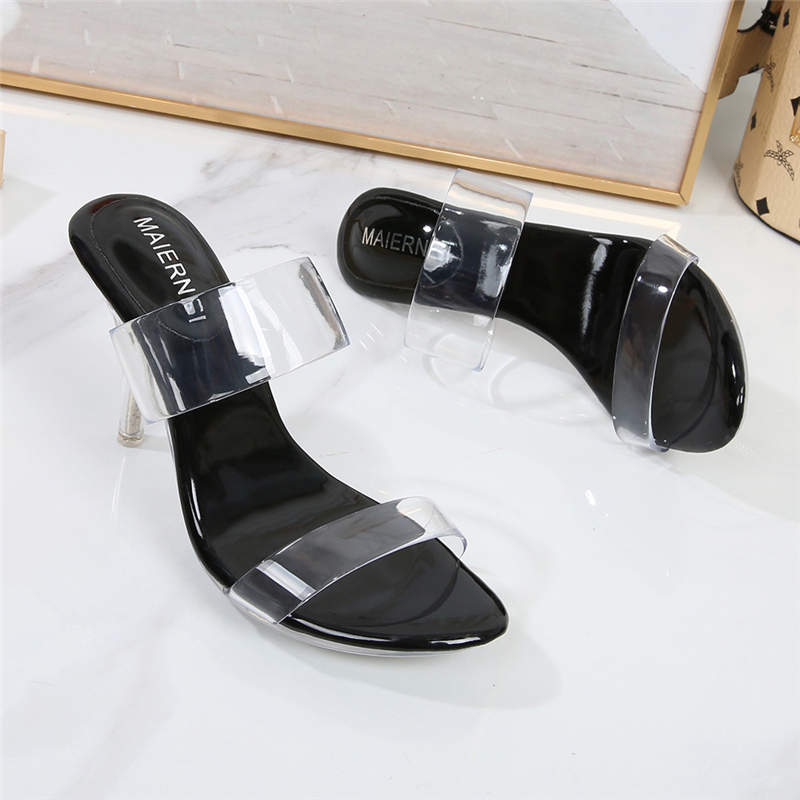 2021 will see new woman of clear crystal luxury eight inches high heels tall slides designer lady weird transparent slippers jam shoes TKGE, Black
2021 will see new woman of clear crystal luxury eight inches high heels tall slides designer lady weird transparent slippers jam shoes TKGE, Black