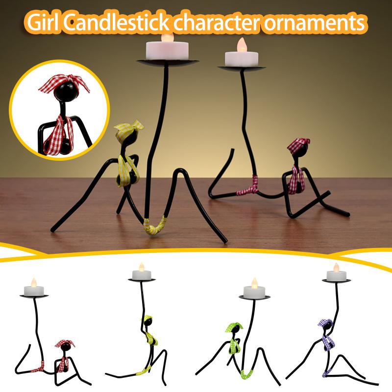 1pc Iron Candlestick Creative Girl Cup Candle Holder Character Decoration Candlestick Nordic Lantern Metal Candle Holders @40
1pc Iron Candlestick Creative Girl Cup Candle Holder Character Decoration Candlestick Nordic Lantern Metal Candle Holders @40