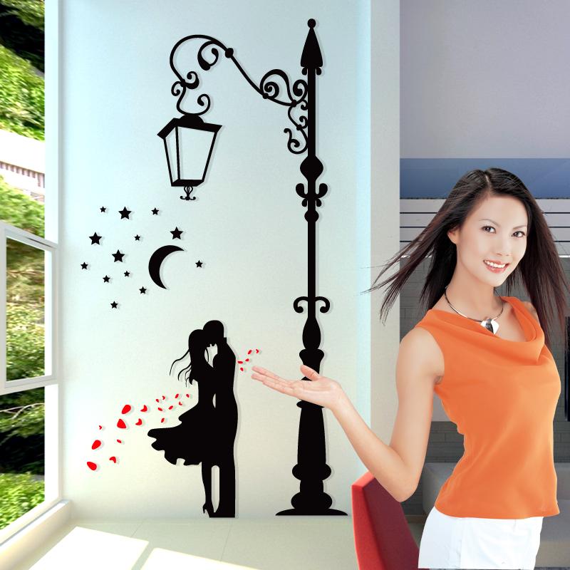 European Street Lamp 3D Wallpaper Porch Corridor Home Decoration Wall Sticker Black Red Romantic Wall Stickers For Living Room
European Street Lamp 3D Wallpaper Porch Corridor Home Decoration Wall Sticker Black Red Romantic Wall Stickers For Living Room