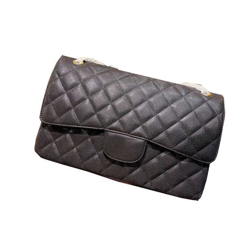 Classic Double Flap Jumbo Maxi Caviar Leather Bags Gold Metal Hardware Quilted Matelasse Chain Crossbdoy Shoulder Womens Luxury Designer Handbags 30CM, Box
Classic Double Flap Jumbo Maxi Caviar Leather Bags Gold Metal Hardware Quilted Matelasse Chain Crossbdoy Shoulder Womens Luxury Designer Handbags 30CM, Box